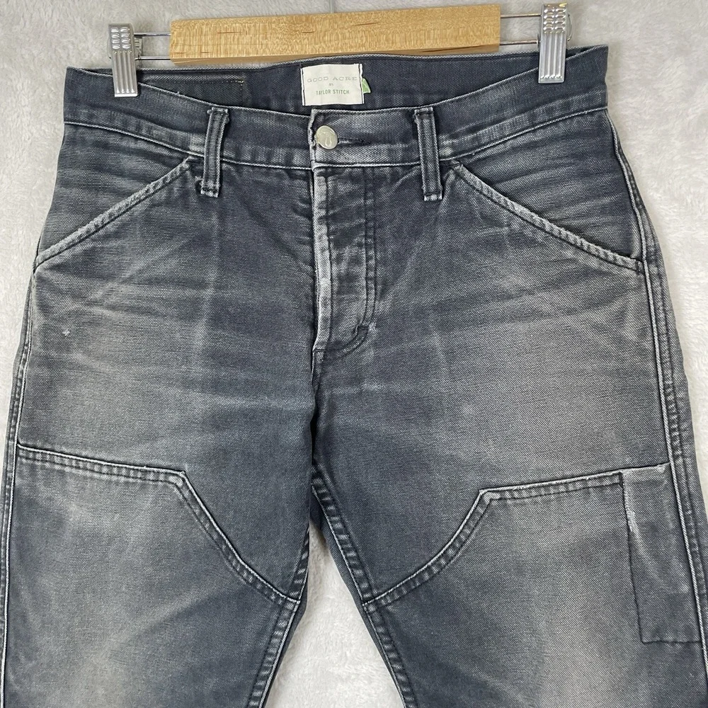 Good Acre Taylor Stitch Double Knee Canvas Workwear Pant Men's Size 28 (30x29)